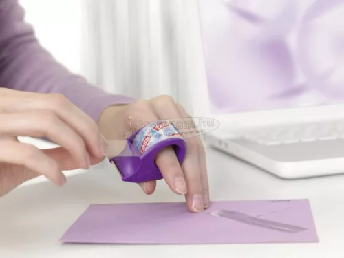 TESA Mini adagoló, tesafilm, fekete, Lila, rózsaszín, kék 1db 58230-00