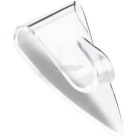   TESA Kétoldalas ragasztós akasztó, átlátszó, TESAPOWERSTRIPS Deco 58900-00013-20