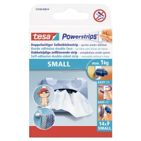   TESA Kétoldalas ragasztó, kicsi 14db, TESAPOWERSTRIPS 57550-00014-21
