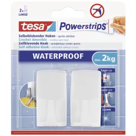   TESA Vízhatlan ragasztású akasztó Powerstrips Waterproof Hook Plastic 2db 59701-00000-03