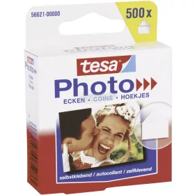   TESA Fénykép ragasztófül Photo Mounts 500db átlátszó 56621-00000-00