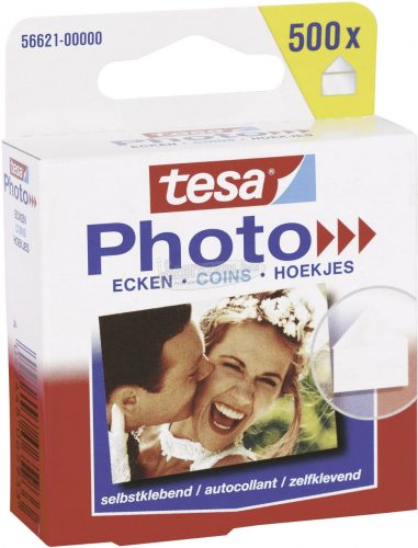 TESA Fénykép ragasztófül Photo Mounts 500db átlátszó 56621-00000-00