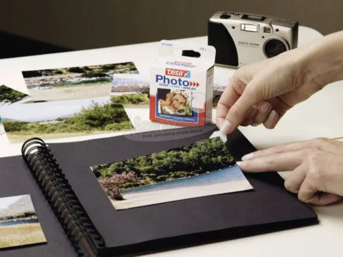TESA Fénykép ragasztófül Photo Mounts 500db átlátszó 56621-00000-00