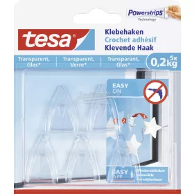 TESA ragasztóhorog Átlátszó 5db 77734-00000-00