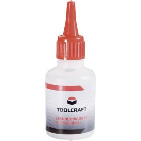   TOOLCRAFT Pillanatragasztó, villámgyors 50g, SG15,F50 SG15.F50