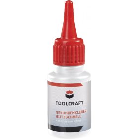   TOOLCRAFT Villámgyors pillanatragasztó 20 g, TC-SKBL20G TC-SKBL20G
