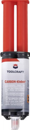 TOOLCRAFT Kétkomponensű ragasztó 25 ml, Carbon 888289 888289