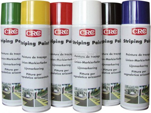 CRC jelölő festék, kül és beltéri útfesték, padlójelölő festék, fekete színű 500 ml 11673-AA 11673-AA