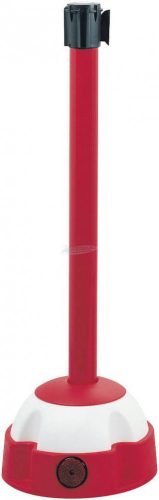 MORAVIA Kordonoszlop 3 m szalaggal, piros, (xMa) 330x985mm, MORION EAN: 2050000388828