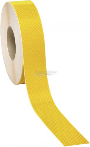3M fényvisszaverő jelölőszalag, rugalmas, Sárga 50m x 53.5mm Diamond Grade 983-71 DR-1230-4300-9