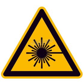   SAFETYMARKING Figyelmeztető tábla Lézer Alumínium 100mm ISO 7010 1db 11.0204