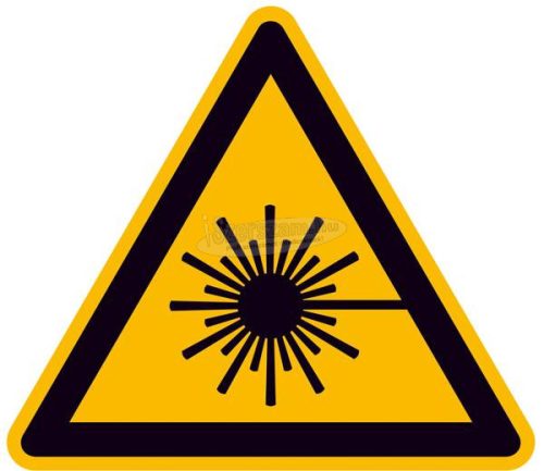 SAFETYMARKING Figyelmeztető tábla Lézer Alumínium 100mm ISO 7010 1db 11.0204