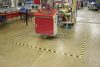 COBA EUROPE Öntapadós padlójelölő szalag fekete/sárga 33m x 50mm COBAtape TP010702