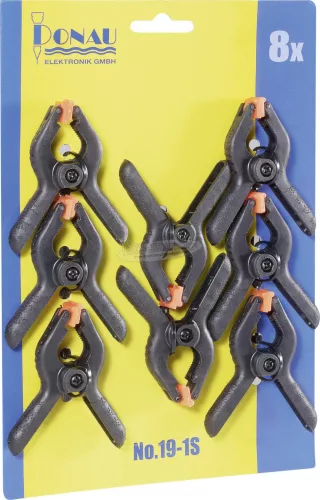 DONAU ELEKTRONIK gyorsszorító készlet 20mm/25mm 8 részes 19-1S
