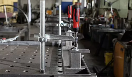 BESSEY rögzítőelemek különböző kinyúlással 200/150mm 2-komponensű műanyag TWV16-20-15-2K