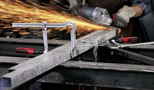 BESSEY GMZ OMEGA menetorsós teljesacél szorító 2-komponensű műanyag markolattal 300/140mm GM30Z-2K