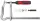 BESSEY GMZ OMEGA menetorsós teljesacél szorító 2-komponensű műanyag markolattal 160/80mm GM16Z-2K