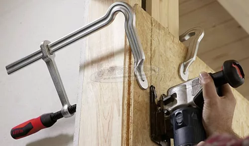 BESSEY GMZ OMEGA menetorsós teljesacél szorító 2-komponensű műanyag markolattal 600/120mm GM60Z-2K