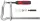 BESSEY GMZ OMEGA menetorsós teljesacél szorító 2-komponensű műanyag markolattal 500/120mm GM50Z-2K