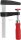 BESSEY LM nyomásos öntvényből készült menetorsós szorító 250/50mm LM25/5
