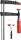 BESSEY TG menetorsós temperöntvény szorító minőségi fa markolattal 200/80mm TG20B8