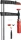 BESSEY TG menetorsós temperöntvény szorító minőségi fa markolattal 400/80mm TG40B8
