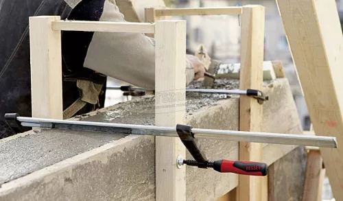 BESSEY TGK menetorsós temperöntvény szorító 2-komponensű műanyag markolattal 500/120mm TGK50-2K