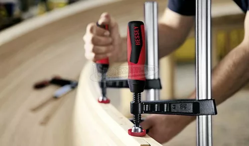 BESSEY TG menetorsós temperöntvény szorító 2-komponensű műanyag markolattal 400/120mm TG40S12-2K