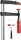BESSEY TG menetorsós temperöntvény szorító minőségi fa markolattal 500/175mm TG50S17