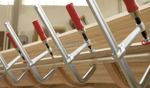 BESSEY GS classiX menetorsós teljesacél szorító minőségi fa markolattal 160/80mm GS16