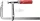 BESSEY GS classiX menetorsós teljesacél szorító minőségi fa markolattal 200/100mm GS20