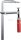 BESSEY GS classiX menetorsós teljesacél szorító minőségi fa markolattal 1000/120mm GS100