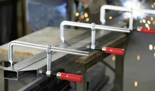 BESSEY GS classiX menetorsós teljesacél szorító minőségi fa markolattal 1000/120mm GS100