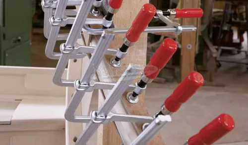 BESSEY GS classiX menetorsós teljesacél szorító minőségi fa markolattal 120/60mm GS12