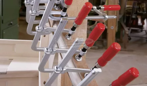 BESSEY GS classiX menetorsós teljesacél szorító minőségi fa markolattal 800/120mm GS80