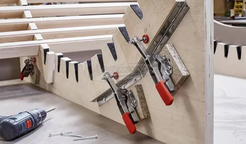 BESSEY STC-HH vízszintes állásban záró gyorsrögzítők, vízszintes alaplappal több méretben