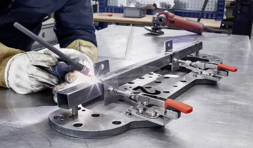BESSEY STC-IHH tolórudas, vízszintes állásban záró gyorsrögzítők, vízszintes alaplappal 25mm STC-IHH15
