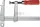 BESSEY LP hegesztősaru rögzítő jól bevált fa fogantyúval 150/60mm LP-1