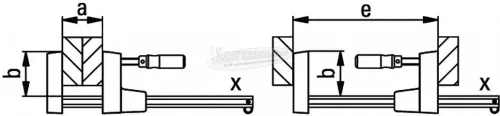 BESSEY UniKlamp UK könnyű testszorító 600/80mm UK60