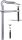BESSEY GMZ OMEGA menetorsós teljesacél szorító hajtókarral 250/120mm GM25ZK