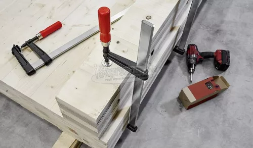 BESSEY TGKR menetorsós temperöntvény szorító minőségi fa markolattal 500/120mm TGKR50