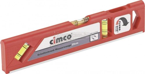 CIMCO Kapcsolószekrény vízmérték 250mm 3 libella 21 1542
