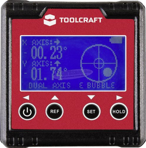 TOOLCRAFT Digitális szögmérő 360°, TO-6547356