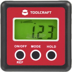 TOOLCRAFT Digitális szögmérő, TO-4988565