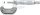 HOREX Mikrométer, analóg, kengyeles 25-50mm DIN 863 2304513 2304513