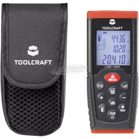   TOOLCRAFT Lézeres távolságmérő max 100 m LDM100H 1511649