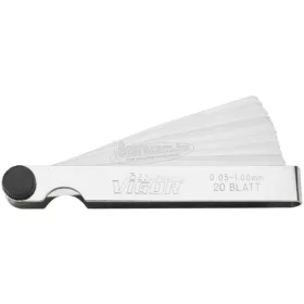 VIGOR Hézagmérő készlet 0,05-1mm, 20 lemez, V1714 V1714