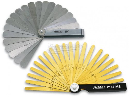 HAZET Hézagmérő gyújtógyertyákhoz 0,05-1mm 20 lap 84mm 2147