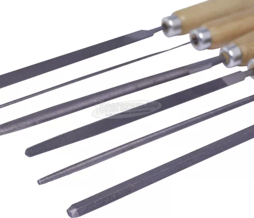 BERNSTEIN Reszelő készlet fa nyéllel, 6 részes, 170mm/67mm 5-240