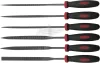 DONAU ELEKTRONIK fa reszelő, ráspoly készlet, műanyag nyél 170/70mm 6 részes M57